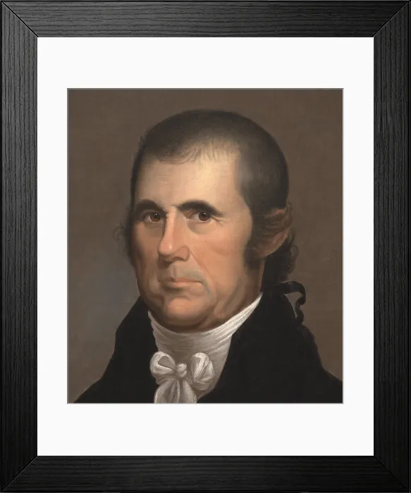 Framed Print : John Marshall, served as the 4th Chief Justice of the Supreme Court from 1801 to 1835. Cephas Thompson painted Marshalls 1809 portrait from life in Richmond, Virginia Framed Print : John Marshall, served as the 4th Chief Justice of the Supreme Court from 1801 to 1835. Cephas Thompson painted Marshalls 1809 portrait from life in Richmond, Virginia