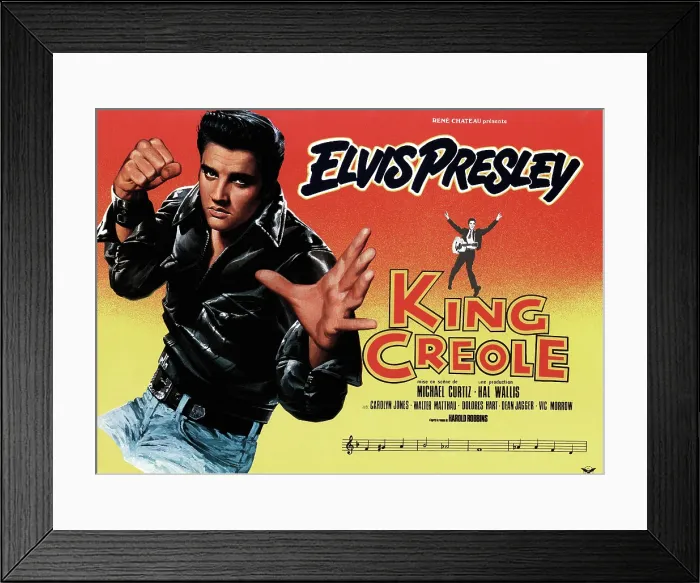 Framed Print : KING CREOLE, Elvis Presley, 1958