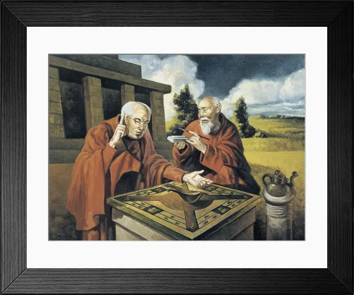 Framed Print : China. Han Dynasty (206 aC-220 BC). Invention of the compass. AISA / Everett Collection**US SALES ONLY**