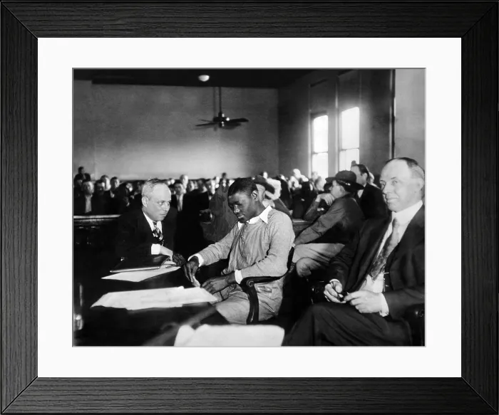 Framed Print : Heywood Patterson, one of the African American Scottsboro Boys on trial Framed Print : Heywood Patterson, one of the African American Scottsboro Boys on trial
