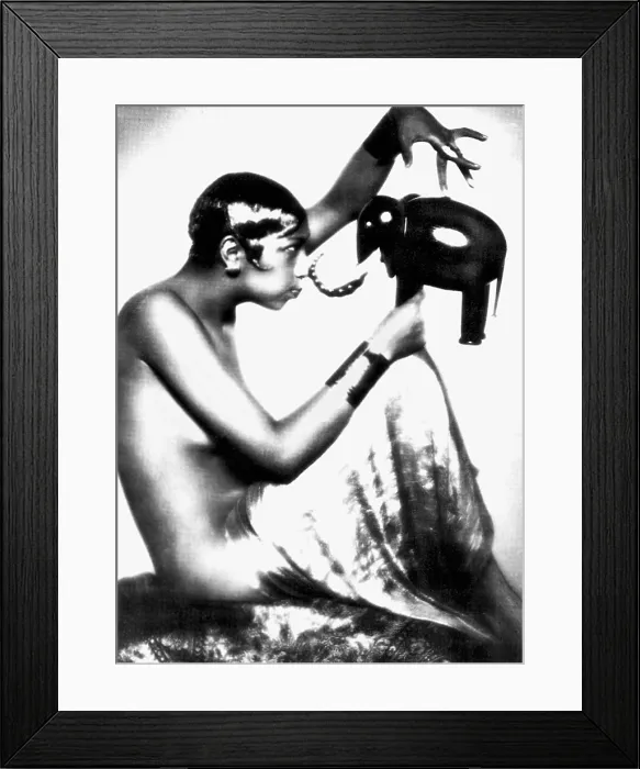 Framed Print : BAKER, Josephine (1906-1975). BAKER, Josephine (1906-1975);. AISA / Everett Collection**US SALES ONLY** Framed Print : BAKER, Josephine (1906-1975). BAKER, Josephine (1906-1975);. AISA / Everett Collection**US SALES ONLY**