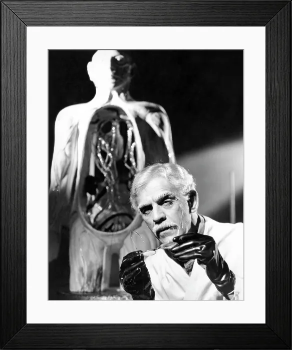 Framed Print : BEFORE I HANG, Boris Karloff, 1940