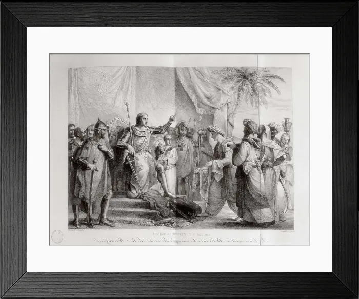 Framed Print : Seventh Crusade (1245-1254)