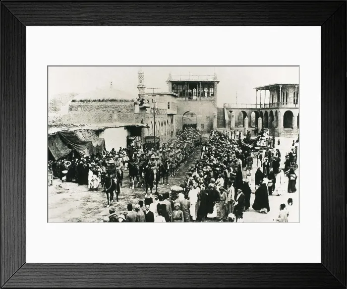 Framed Print : First Wolrd War. Entrance of the English troops, under Stanley Maude, into Bagdad. AISA / Everett Collection**US SALES ONLY** Framed Print : First Wolrd War. Entrance of the English troops, under Stanley Maude, into Bagdad. AISA / Everett Collection**US SALES ONLY**