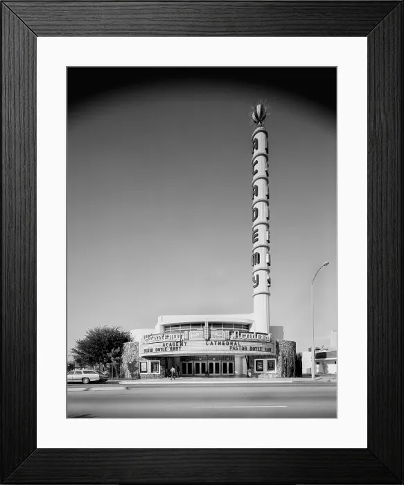 Framed Print : Movie Theaters, the Academy Theater, 3141 West Manchester Boulevard, Inglewood, Los Angeles, California, circa 1970s Framed Print : Movie Theaters, the Academy Theater, 3141 West Manchester Boulevard, Inglewood, Los Angeles, California, circa 1970s
