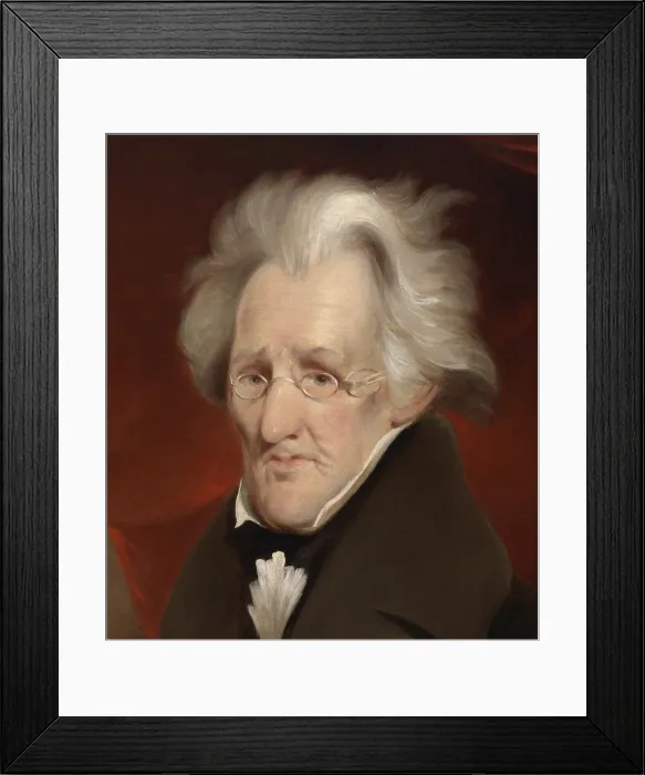 Framed Print : Andrew Jackson, 7th President of the United States, held office from 1829 to 1837