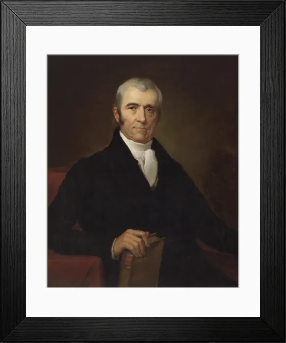 Framed Print : John Marshall, served as the 4th Chief Justice of the Supreme Court, from 1801 to 1835