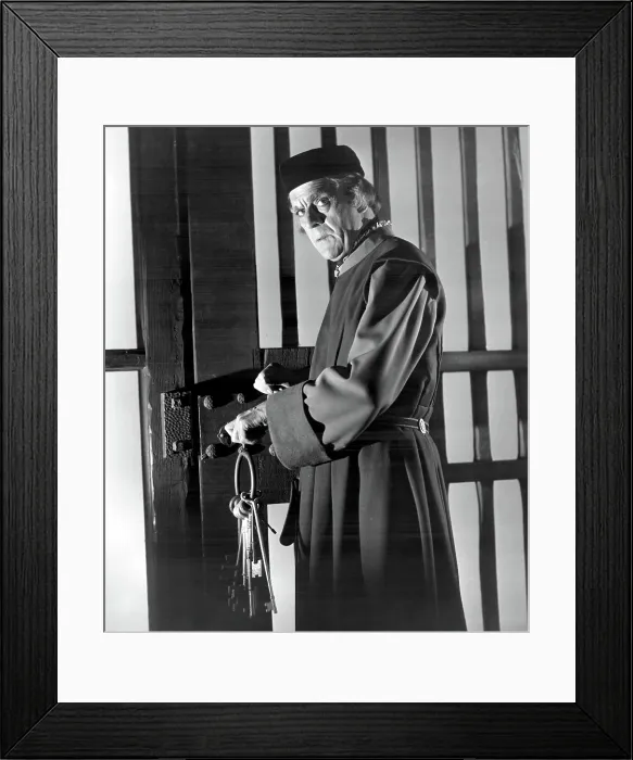 Framed Print : THE BLACK CASTLE, Boris Karloff, 1952