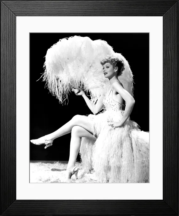 Framed Print : THE BIG STREET, Lucille Ball, 1942