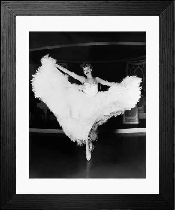 Framed Print : THE BIG STREET, Lucille Ball, 1942