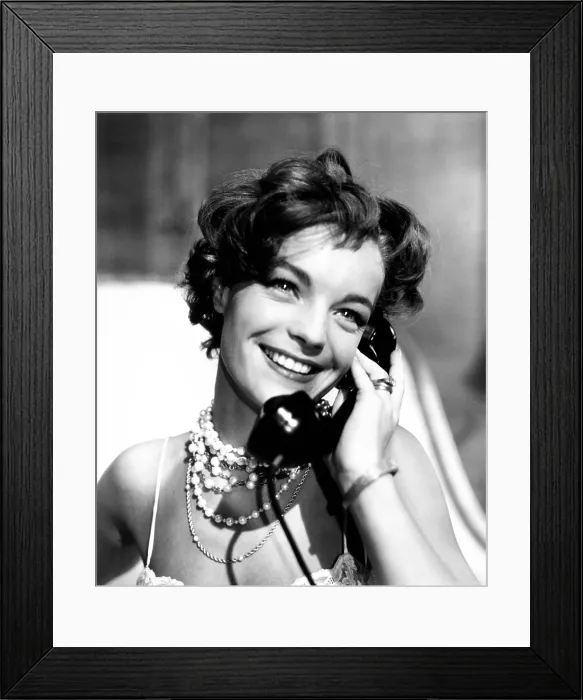 Framed Print : BOCCACCIO 70, Romy Schneider (wearing Chanel and also, Cartier three-band ring), 1962 Framed Print : BOCCACCIO 70, Romy Schneider (wearing Chanel and also, Cartier three-band ring), 1962