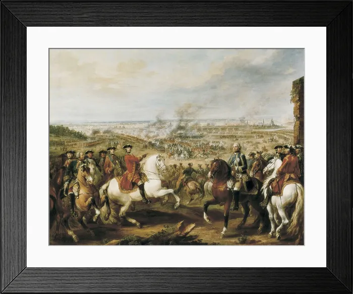 Framed Print : LENFANT, Pierre (1704-1787). Battle of Fontenoy. 11th May 1745