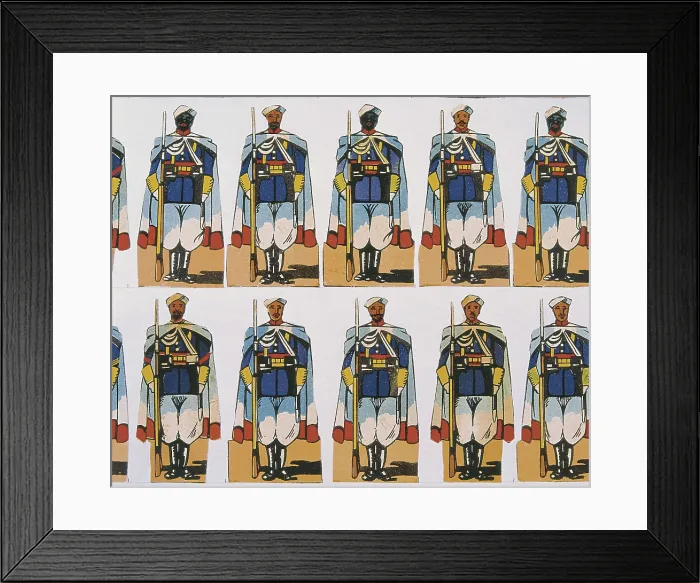 Framed Print : Spanish Civil War (1936-1939). Franco's Moor Guard. AISA / Everett Collection**US SALES ONLY** Framed Print : Spanish Civil War (1936-1939). Franco's Moor Guard. AISA / Everett Collection**US SALES ONLY**