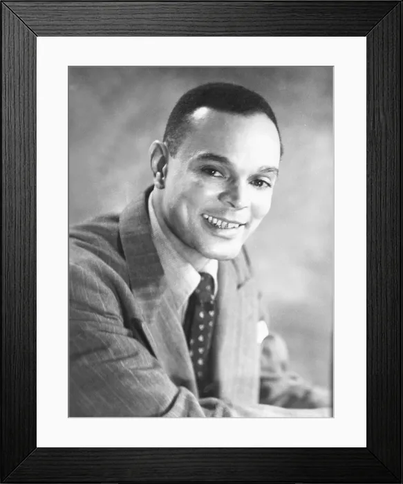 Framed Print : Chester Bomar Himes, African American author of a series of Harlem Detective novels. He was an ex-convict and published author when Langston Hughes mentored him in 1936