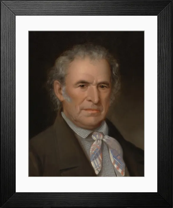 Framed Print : Zachary Taylor, 12th President of the United States, served from 1849 to his death on July 9, 1850. William Garl Browne Jr. painted this portrait in Aug