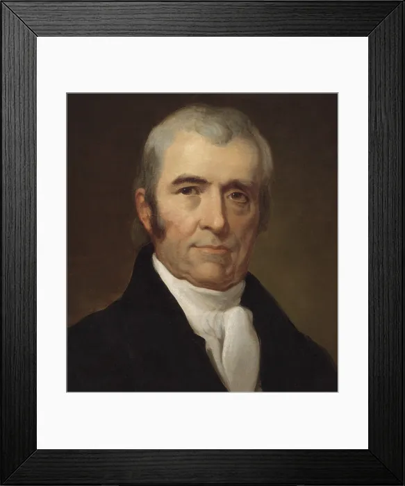 Framed Print : John Marshall, served as the 4th Chief Justice of the Supreme Court, from 1801 to 1835 Framed Print : John Marshall, served as the 4th Chief Justice of the Supreme Court, from 1801 to 1835