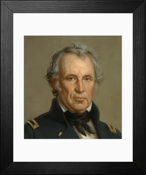 Framed Print : Zachary Taylor, 12th President of the United States, serving from 1849 until his sudden death on July 9, 1850. George P. A Framed Print : Zachary Taylor, 12th President of the United States, serving from 1849 until his sudden death on July 9, 1850. George P. A