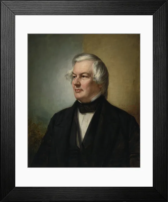 Framed Print : Millard Fillmore, 13th President of the United States, served from 1850 to 1853