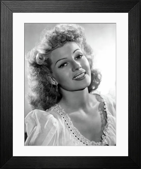 Framed Print : Rita Hayworth, ca. 1940s Framed Print : Rita Hayworth, ca. 1940s