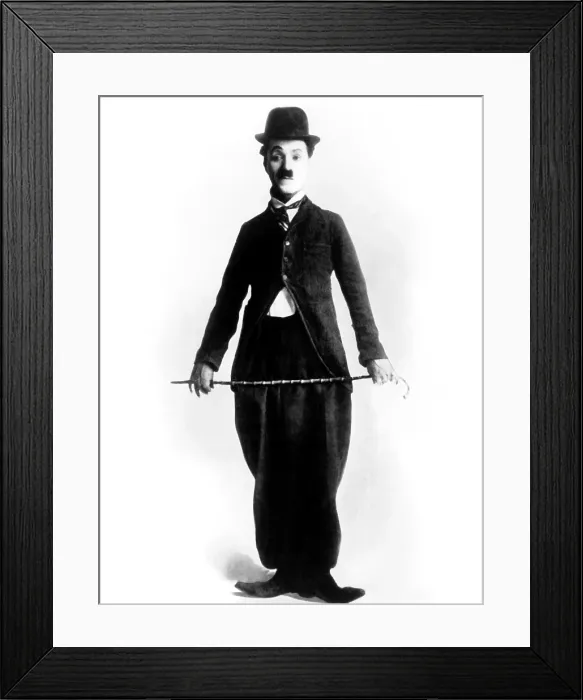 Framed Print : Charlie Chaplin, 1914 (photo by Albert Witzel)