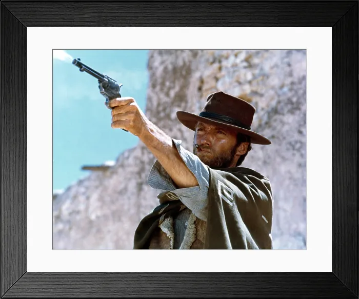 Framed Print : A FISTFUL OF DOLLARS, Clint Eastwood, 1964