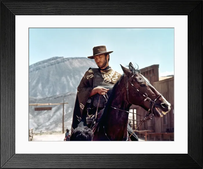 Framed Print : A FISTFUL OF DOLLARS, Clint Eastwood, 1964