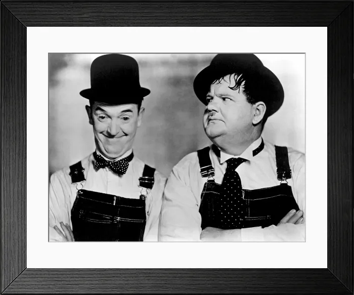 Framed Print : BUSY BODIES, Stan Laurel, Oliver Hardy [Laurel and Hardy], 1933