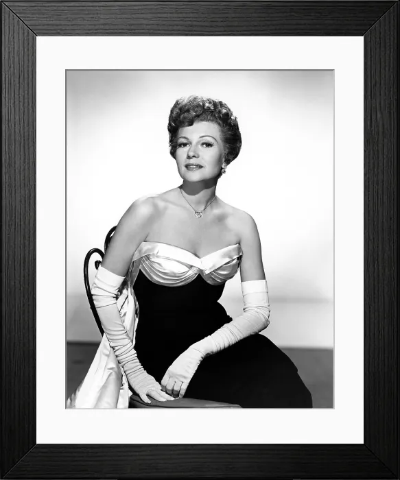 Framed Print : PAL JOEY, Rita Hayworth (in a gown by Jean Louis), 1957