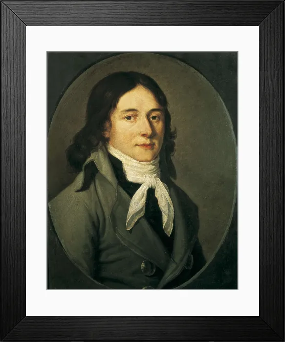 Framed Print : DESMOULINS, Camille (1760-1794). French School (18th c.). Oil on canvas. FRANCE. Paris. Muse Carnavalet (Carnavalet Museum). AISA / Everett Collection**US SALES ONLY**