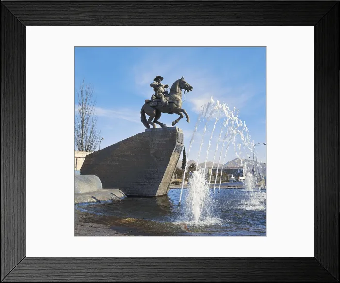 Framed Print : Villa, Pancho (1878-1923). Equestrian statue of Villa in Chihuahua. Sculpture on bronze. MEXICO. CHIHUAHUA. Chihuahua. AISA / Everett Collection**US SALES ONLY** Framed Print : Villa, Pancho (1878-1923). Equestrian statue of Villa in Chihuahua. Sculpture on bronze. MEXICO. CHIHUAHUA. Chihuahua. AISA / Everett Collection**US SALES ONLY**