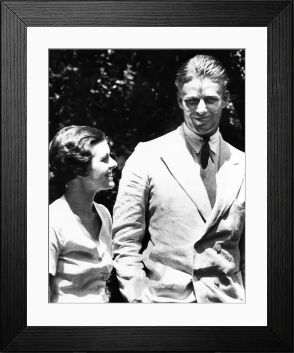 Framed Print : Elliot Roosevelt, son of FDR, with his second wife, Ruth Googins. They were married on July 16, 1933, had three children, and divorced in March 1944 Framed Print : Elliot Roosevelt, son of FDR, with his second wife, Ruth Googins. They were married on July 16, 1933, had three children, and divorced in March 1944