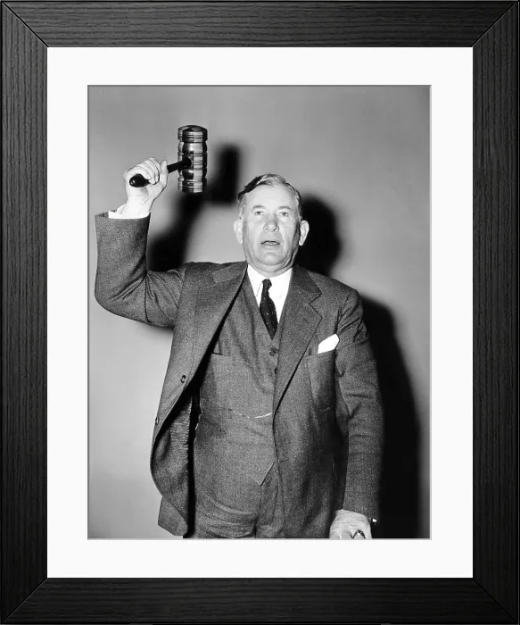 Framed Print : Senator Alban Barkley of Kentucky, in 1936. He was the Democratic Senate leader from 1937-1949, when he became Harry Truman's Vice President running mate in 1948
