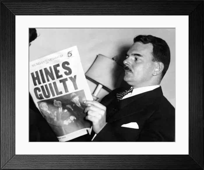 Framed Print : Thomas Dewey, made headlines as a racket busting District Attorney. The headline refers to the Feb Framed Print : Thomas Dewey, made headlines as a racket busting District Attorney. The headline refers to the Feb