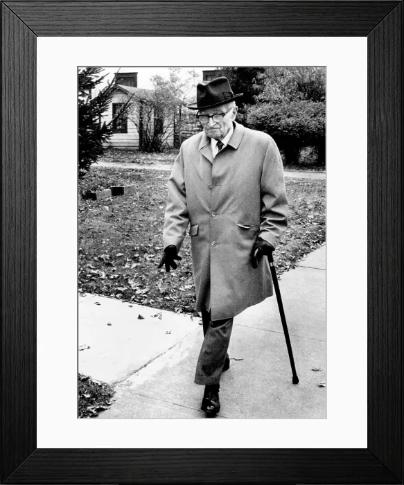Framed Print : Former President Harry Truman walks home after casting his ballot early Nov. 4, 1968. (CSU_ALPHA_180) CSU Archives / Everett Collection Framed Print : Former President Harry Truman walks home after casting his ballot early Nov. 4, 1968. (CSU_ALPHA_180) CSU Archives / Everett Collection