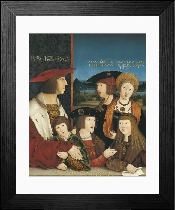 Framed Print : AISA / Everett Collection STRIGEL, Bernhard (1460-1528). Emperor Maximilian I with His Family (Die Familie Kaiser Maximilians I). 1516