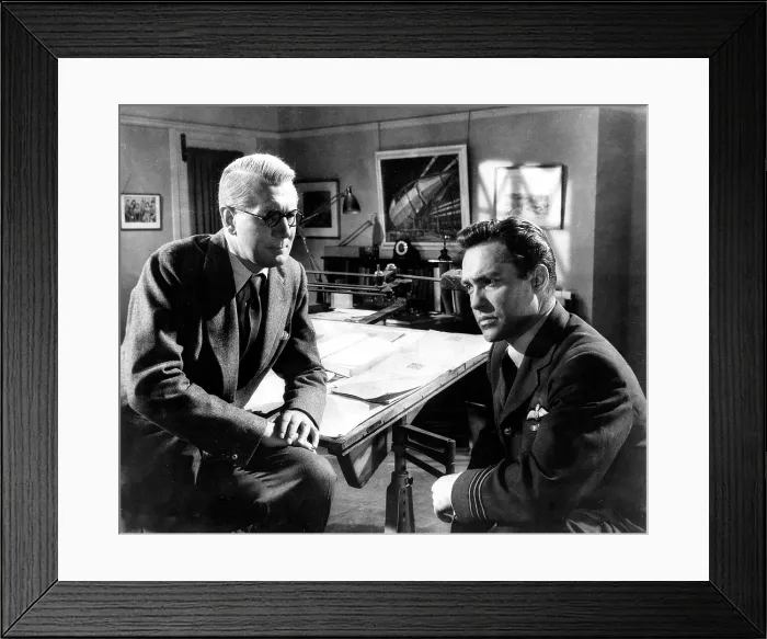 Framed Print : THE DAM BUSTERS, (aka THE DAMBUSTERS), Michael Redgrave, Richard Todd, 1955
