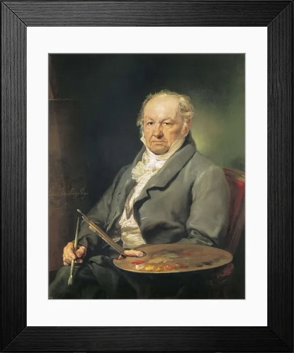 Framed Print : LOPEZ Y PORTAA, Vicente (1772-1850). Portrait of Francisco de Goya. 1826. Realism. Oil on canvas. SPAIN. Madrid. Prado Museum. AISA / Everett Collection**US SALES ONLY**