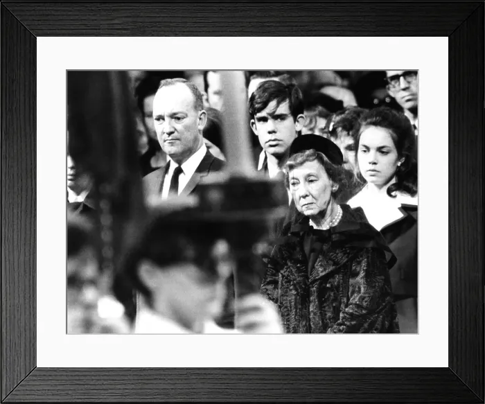 Framed Print : President Eisenhower's funeral