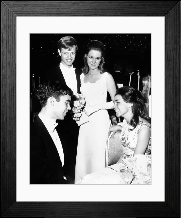 Framed Print : Eisenhowers attended the International Debutante Ball at the Waldorf Hotel Framed Print : Eisenhowers attended the International Debutante Ball at the Waldorf Hotel