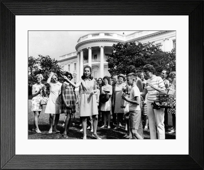 Framed Print : Julie Nixon Eisenhower worked as a White House tour guide in the summer of 1969, before her senior year at Smith College. July 2, 1969 Framed Print : Julie Nixon Eisenhower worked as a White House tour guide in the summer of 1969, before her senior year at Smith College. July 2, 1969