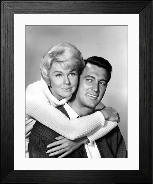Framed Print : PILLOW TALK, Doris Day, Rock Hudson, 1959