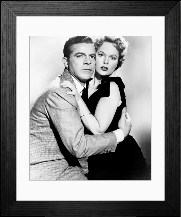 Framed Print : NIGHT OF THE DEMON, (aka CURSE OF THE DEMON), Dana Andrews, Peggy Cummins, 1957 Framed Print : NIGHT OF THE DEMON, (aka CURSE OF THE DEMON), Dana Andrews, Peggy Cummins, 1957