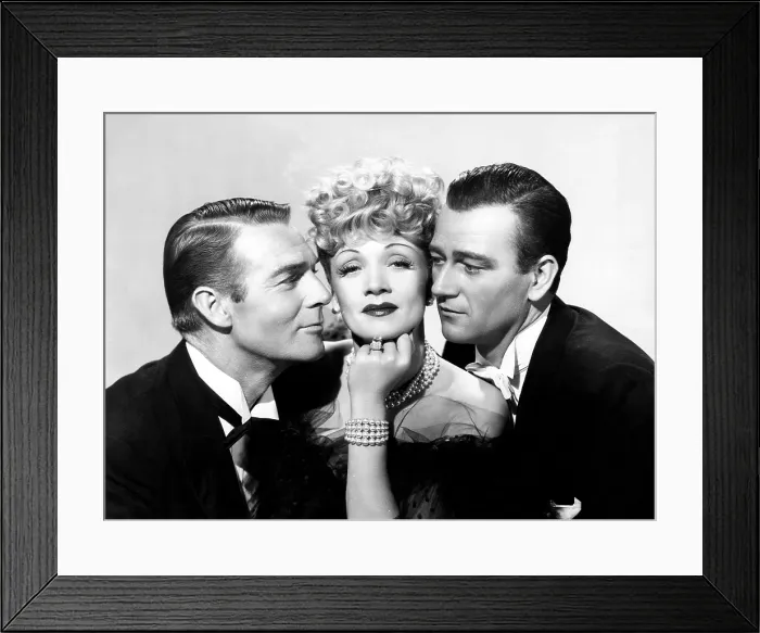Framed Print : PITTSBURGH, Randolph Scott, Marlene Dietrich, John Wayne, 1942 Framed Print : PITTSBURGH, Randolph Scott, Marlene Dietrich, John Wayne, 1942