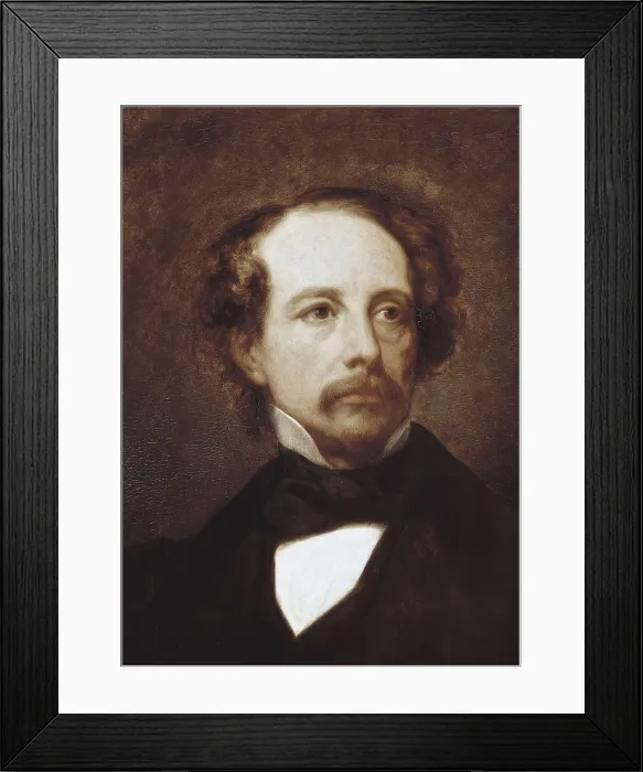 Framed Print : SCHEFFER, Ary (1795-1858). Charles Dickens. 1855. Detail. Portrait. Oil on canvas. UNITED KINGDOM. London. National Portrait Gallery. AISA / Everett Collection**US SALES ONLY** Framed Print : SCHEFFER, Ary (1795-1858). Charles Dickens. 1855. Detail. Portrait. Oil on canvas. UNITED KINGDOM. London. National Portrait Gallery. AISA / Everett Collection**US SALES ONLY**