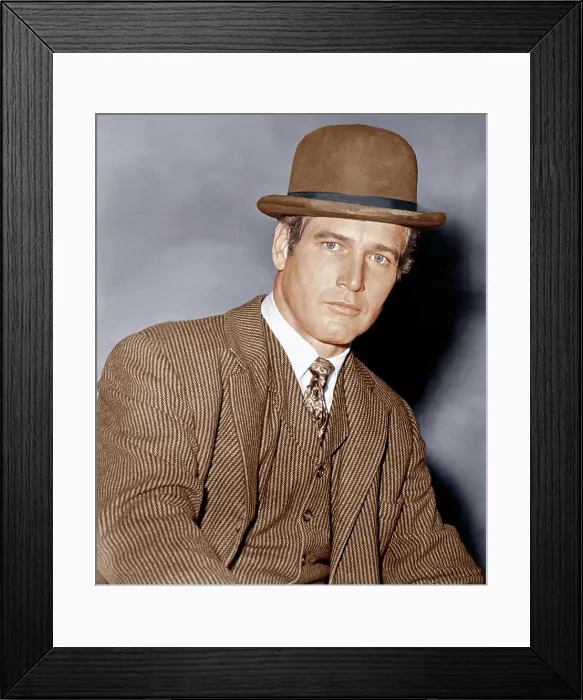 Framed Print : BUTCH CASSIDY AND THE SUNDANCE KID, Paul Newman, 1969. 20th Century-Fox Film Corporation, TM & Copyright / courtesy Everett Collection