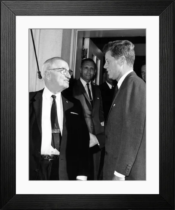Framed Print : President Kennedy with White House visitor, former President Harry Truman. June 13, 1963. (CSU_ALPHA_199) CSU Archives / Everett Collection Framed Print : President Kennedy with White House visitor, former President Harry Truman. June 13, 1963. (CSU_ALPHA_199) CSU Archives / Everett Collection