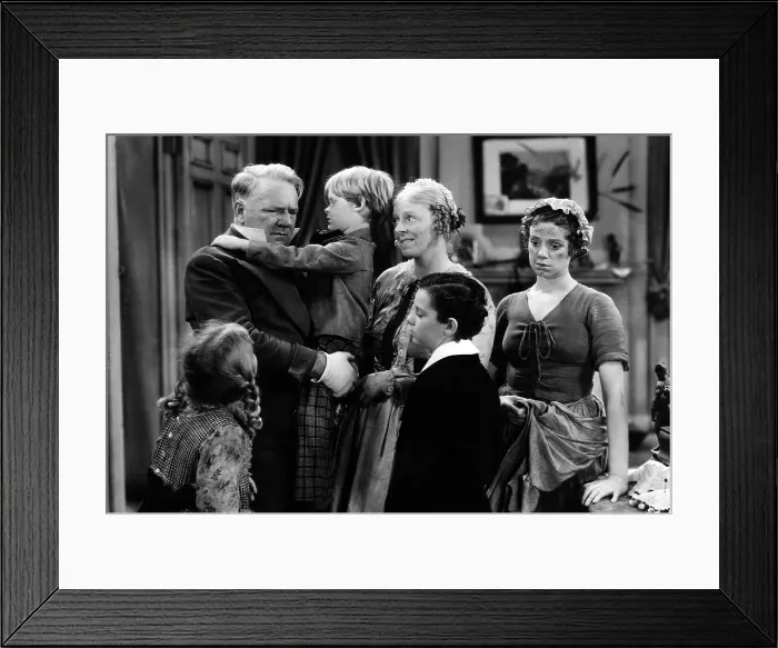 Framed Print : DAVID COPPERFIELD, W. C. Fields, Jean Cadell, Elsa Lanchester, Freddie Bartholomew, 1935