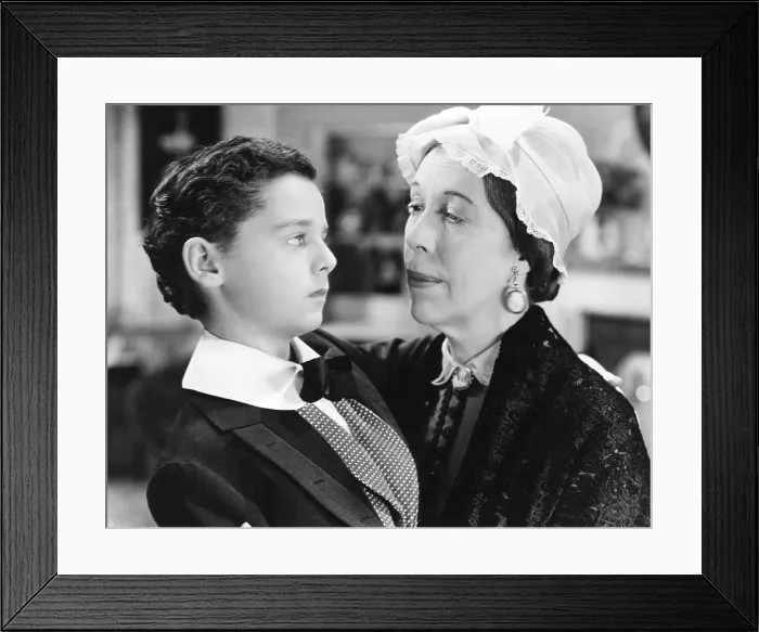 Framed Print : DAVID COPPERFIELD, from left, Freddie Bartholomew, Edna May Oliver, 1935