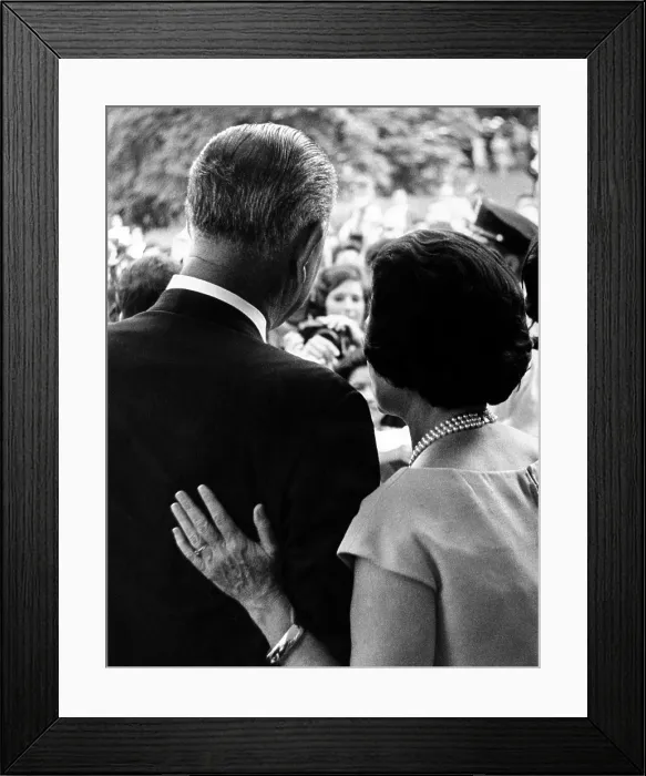 Framed Print : President Lyndon Johnson and wife Lady Bird during a White House ceremony. 1964. (CSU_ALPHA_704) CSU Archives / Everett Collection Framed Print : President Lyndon Johnson and wife Lady Bird during a White House ceremony. 1964. (CSU_ALPHA_704) CSU Archives / Everett Collection