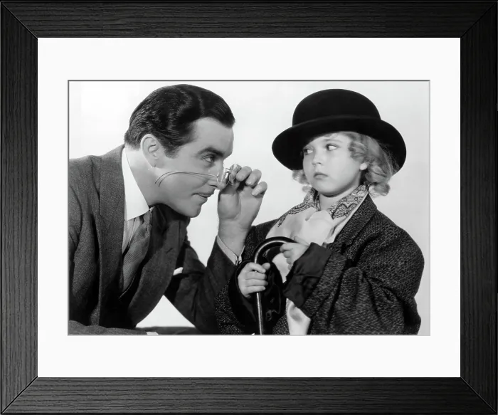 Framed Print : CURLY TOP, John Boles, Shirley Temple, 1935, dressing up in father's clothes. TM and Copyright (c) 20th Century Fox Film Corp. All rights reserved
